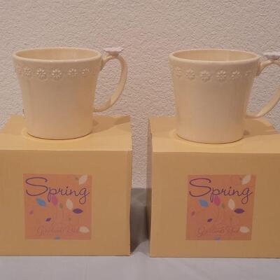 Lot 155: (2) Peek-a-Boo Bunny Mugs