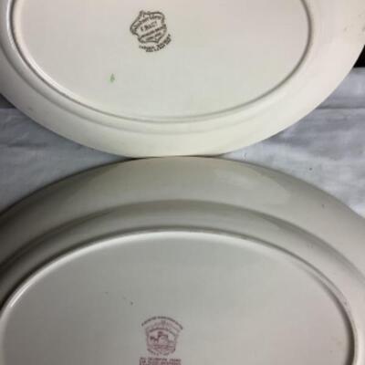 2108 Johnson Bros. Windsor Ware Platters and Gravy Dish 