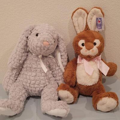 Lot 180: New Ganz and Douglas Bunnies 