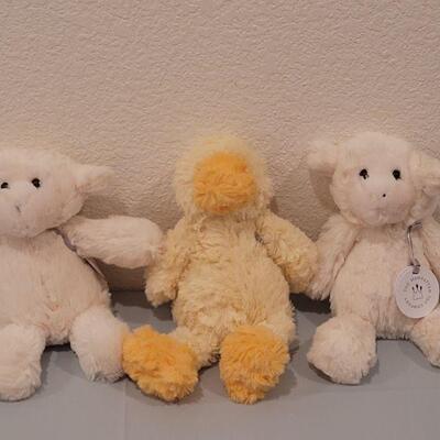 Lot 184: New Manhattan Toy Co. (2) Lambs and a Duck