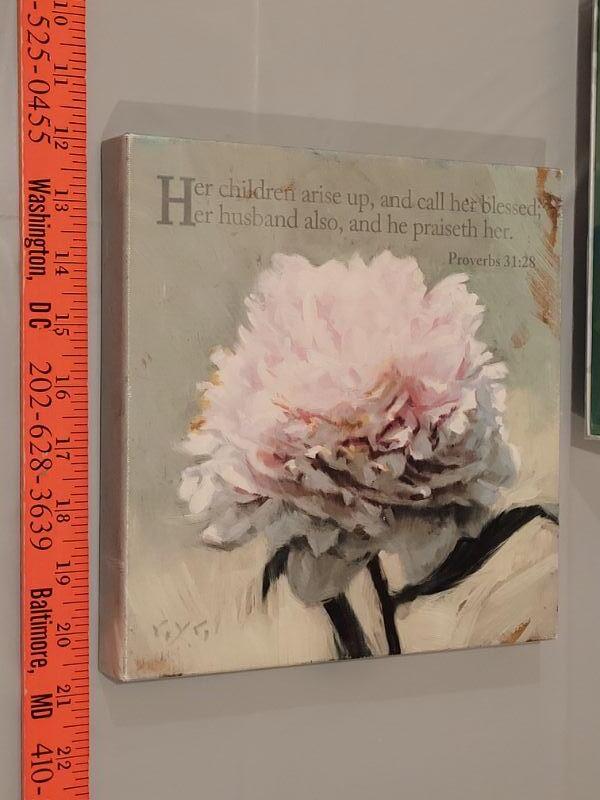 Lot 187 New Spring Deco (Bible Verse Picture and Glass Window Box