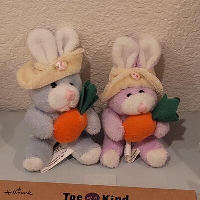 Lot 191: Easter Goodies- Socks, Lip Gloss, Notebook and Pen, Stick On Patches and (2) Small Bunnies 