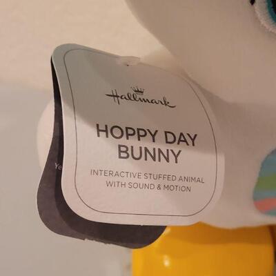 Lot 194: New Hallmark Animated Hoppy Day Bunny and Interactive Book