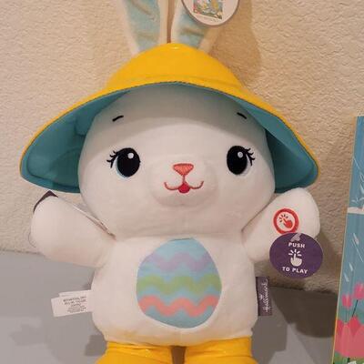 Lot 194: New Hallmark Animated Hoppy Day Bunny and Interactive Book