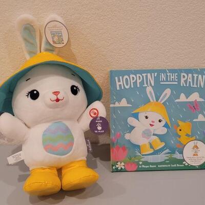 Lot 194: New Hallmark Animated Hoppy Day Bunny and Interactive Book