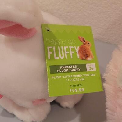 Lot 197: New Animated Bunny and Soft Plushie Bunny