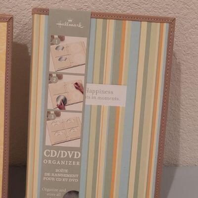 Lot 200: New Hallmark CD/DVD Storage Books