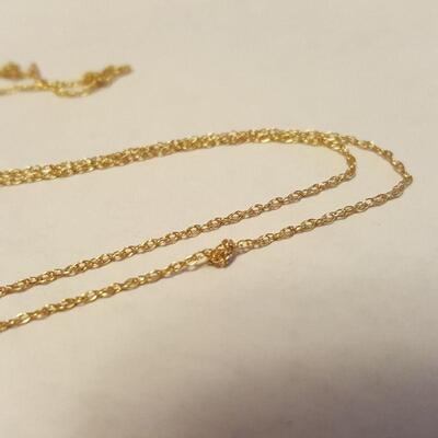 19-Inch Gold Necklace