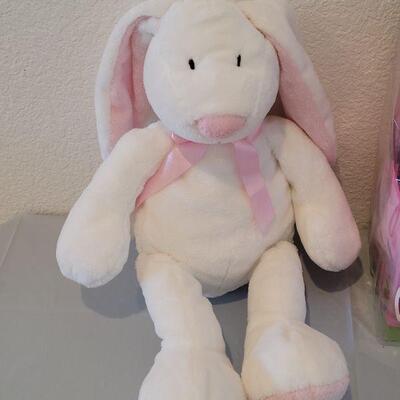 Lot 204: New Disney Princess Easter Gift Box and New Macy's Plush Bunny