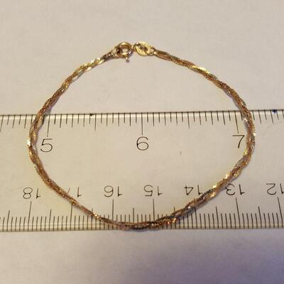Gold Chain Wrist Bracelet