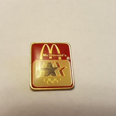 McDonald's Hamburger University Ring + Two Promo Pins