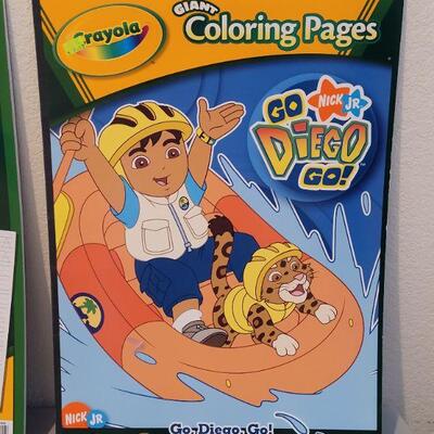 Lot 219: New Extra Large Coloring Books and  Animated Bunny