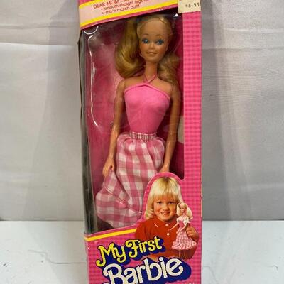 Vintage Mattel 1982 MY FIRST BARBIE Doll in Box with Accessories YD#27-0007