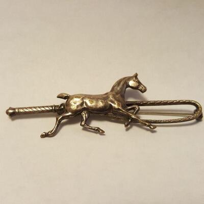 Silverplated Horse Pin
