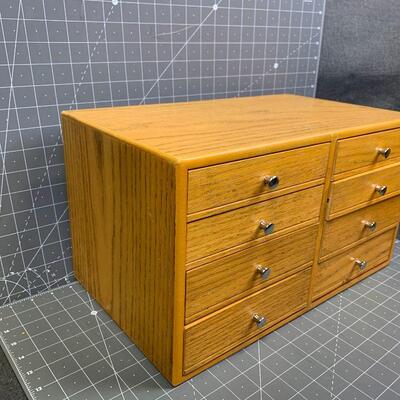 #22 Small Wood Jewelry Box/Cabinet