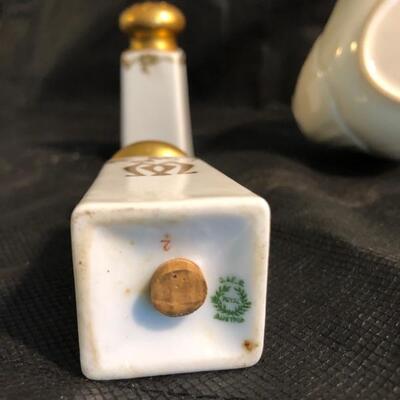 Lennox Swan dish and set of vintage salt and pepper