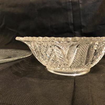 Depression Class serving bowl and plat