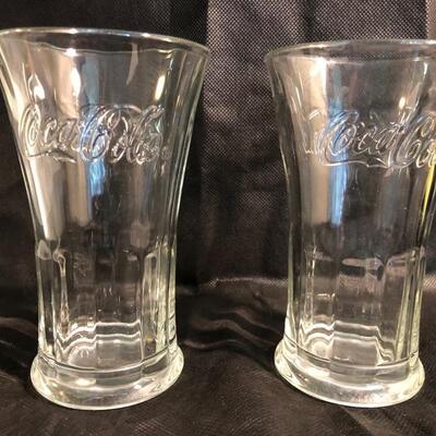 Coca Cola Thermal Cups 2 Coca Cola GlassesÂ  and 15 magnets mostly coca cola