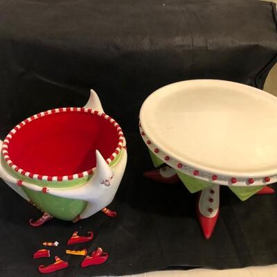 Department 56 Christmas Serving Dishes