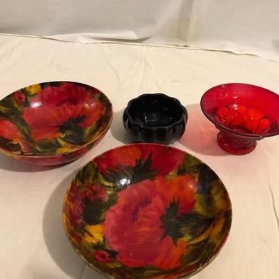 Collection of nut bowls