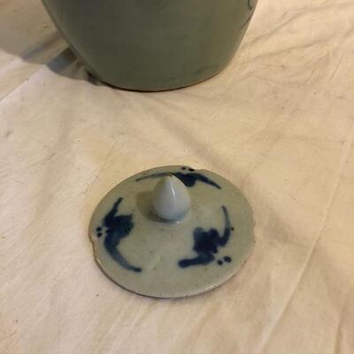 Antique Diner Jar with lid - taller