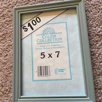 Medium wood and glass frames