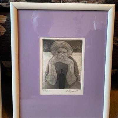 3 religious depictions of man praying