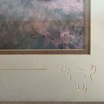 End of trail vintage print framed