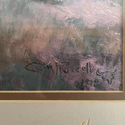 End of trail vintage print framed