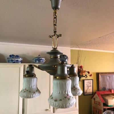 Floral Victorian Chandeler