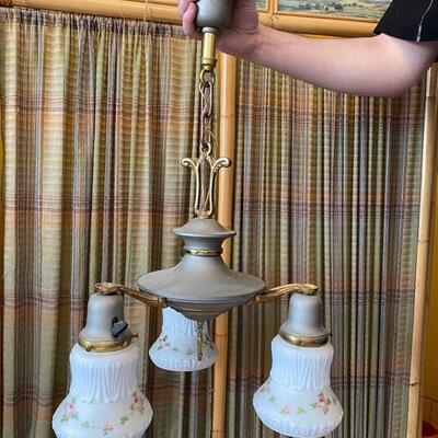 Floral Victorian Chandeler