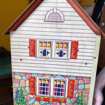 Vintage Doll House with Furniture