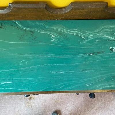 Vintage Green Marble Top Dressers