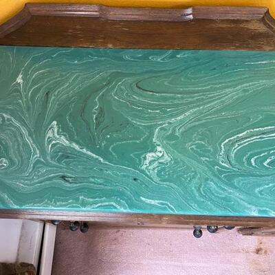 Vintage Green Marble Top Dressers