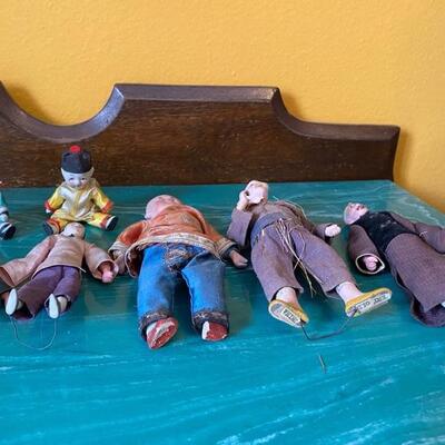 Asian bisque, clay dolls - Family dolls
