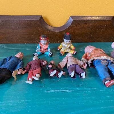 Asian bisque, clay dolls - Family dolls