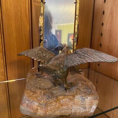 Frightened Goose statue 