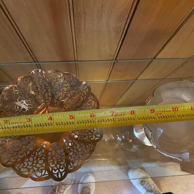 Silver plate candy dishes 