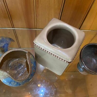 Pottery storage containers 