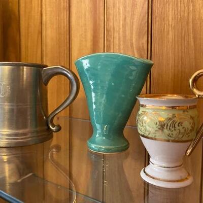 Small Cups and a bud vase