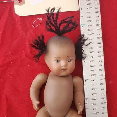LOT# 69 9.5’ Repro Porcelain Baby Doll 
