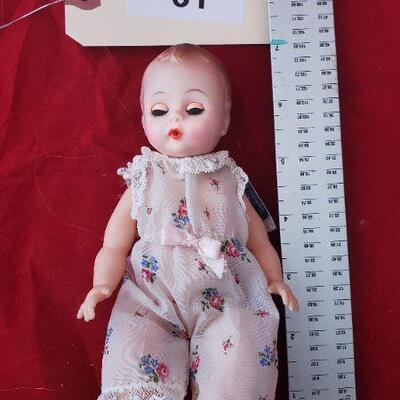 LOT# 61 7’ Madame Alexander Vinyl Baby Doll 