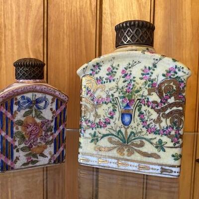 LOT 211 Decorative ceramic jars