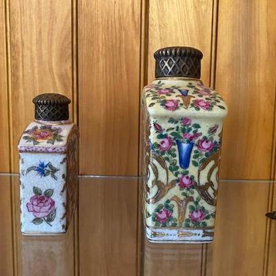 LOT 211 Decorative ceramic jars