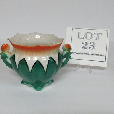 Czechoslovakia Small Planter with Griffin Heads