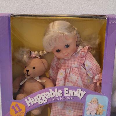 Lot 221: New Huggable Emily and Douglas Bunny