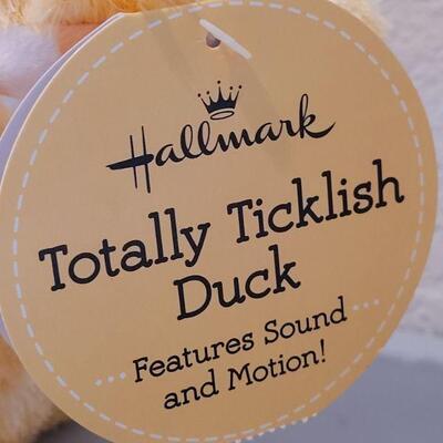 Lot 223: (2) New Hallmark Animated Duck and Bunny