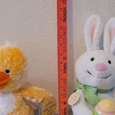 Lot 223: (2) New Hallmark Animated Duck and Bunny