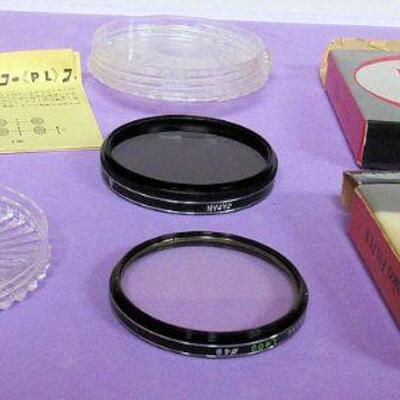 Vintage Kenko Optical Filters 49.0s and 55.0s