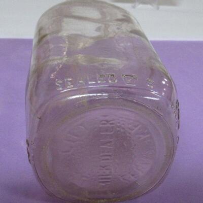 Vintage Bay City Servealike Milk Bottle 1 Qt